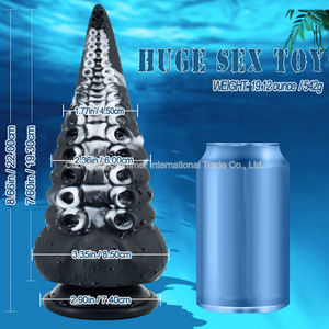 夏のATMLL-004工場卸売モンスター吸引カップリアルディルドゲイメンズセックスGスポットディルドバットプラグファンタジータコ - Product Image 6