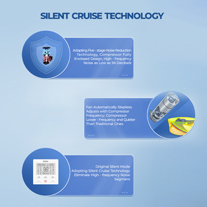 High Cop nouveau contrôle Intelligent de l'énergie de l'air 380v <span class=keywords><strong>électrique</strong></span> petite Source d'air chauffe-eau à pompe à chaleur commerciale pour eau chaude - Product Image 5