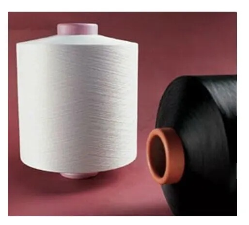 100% Polyester strukturiertes Garn Filament garn 75/36 150/48 300/96 weiß und schwarz