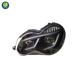 YU GUANG para <span class=keywords><strong>Mercedes</strong></span> <span class=keywords><strong>Benz</strong></span> Clase C W203 faros 2000 <span class=keywords><strong>2007</strong></span> actualización halógena LED faro <span class=keywords><strong>C200</strong></span> accesorios de coche faros delanteros - Product Image 4