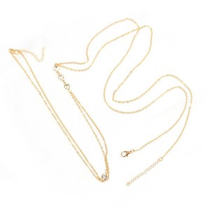 Cadena Corporal de Metal con Cuentas Pequeñas y Diamantes de Imitación, Electrochapada, de Lujo, en Oferta, para <span class=keywords><strong>Playa</strong></span>, Boda, Discoteca, Fiesta, Regalo para Fashionistas - Product Image 6