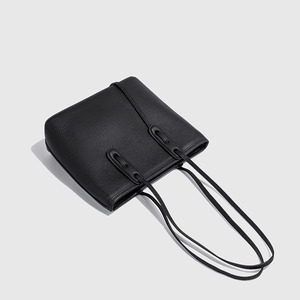 Bolso de Mano de Marca Famosa de Fábrica, Logotipo Personalizado, Nuevo Bolso de Hombro Grande de Cuero Genuino de Lujo para Mujer, Bolso Tote Sencillo y Moderno para Dama - Product Image 5