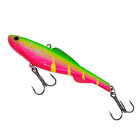 90mm 26g Winter Eis VIB Vibration Crank bait Sinking Fishing Lure Künstlicher Rattlin Isca Drillings haken Harter Köder