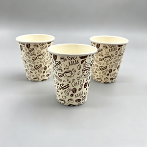 Gobelets en papier personnalisés avec revêtement PE et couvercles, anti-fuite pour boissons chaudes et froides, poids et dimensions personnalisés, commande en gros, fabricant - Product Image 1