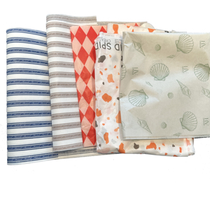 Papier d'emballage d'impression de luxe 17gsm papier de soie à faible quantité minimale de commande pour vêtements cadeaux non couché avec le logo de l'entreprise - Product Image 2