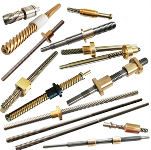 Vis à billes <span class=keywords><strong>filetée</strong></span> à droite et à gauche Oem T5 T6 T8 T10 T12 T16 T25 T22 T30 T40 vis trapézoïdale en acier inoxydable vis-mère - Product Image 2