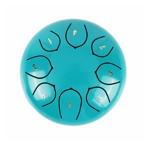 6-inch 8-tone lake blue