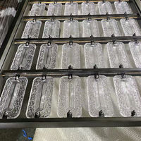 Séparation d'écran en cristal de cadre d'acier inoxydable
