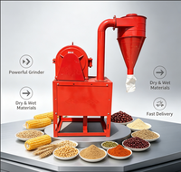 Moulin à grains commercial haute productivité en acier inoxydable pour maïs, blé, soja, riz 300-500 kg/h