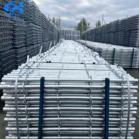 Échafaudage Ringlock Q355 galvanisé à chaud, livraison directe d'usine, échelle d'échafaudage personnalisée pour la construction de ponts