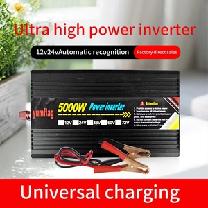 موجة جيبية نقية W مخرج واحد للسيارة المنزلية والاستخدام الخارجي 12 فولت 24 فولت 48 فولت 60 فولت 72 فولت محول تيار متردد - Product Image 6