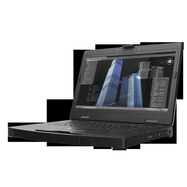 Getac S410 14-inch Dual Screen Touch Laptop Semi-Rugged Intel Core I5 Processor 1TB Hard Drive English Rugged Computer