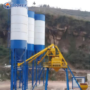 โรงงานผสมคอนกรีต HZS75 ยี่ห้อ Corey พร้อมปั๊มและมอเตอร์ ควบคุมด้วยระบบ PLC สำหรับอุปกรณ์วิศวกรรมก่อสร้าง - Product Image 2