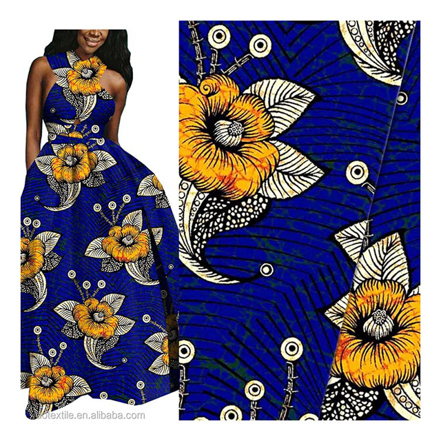 Manufacture  Ready to Ship  African Wax Prints Ankara Pattern 100% Cotton Cloth Wax Fabric