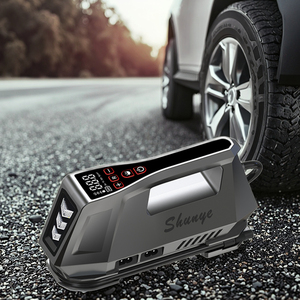 AC/DC double puissance manomètre numérique compresseur d'air <span class=keywords><strong>gonfleur</strong></span> de <span class=keywords><strong>pneu</strong></span> moniteur de pression des pneus 25L/min 150PSI MAX <span class=keywords><strong>pneu</strong></span> de voiture Portable - Product Image 2
