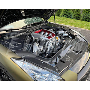 Nouveau kit de personnalisation du compartiment moteur en fibre de carbone de style Drifton JDM pour R35 GTR - Product Image 5