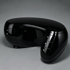 Mostrador de Recepción Moderno de Fibra de Vidrio, Mostrador de Pago con Forma Única, Mostrador Curvo Personalizado para Oficina, Tienda, <span class=keywords><strong>Centro</strong></span> Comercial, Salón - Product Image 2