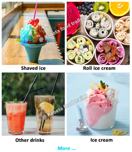 피자 트레일러 주방 전기 음식 트럭 철판 튀김 음식 트레일러 모바일 트럭 두바이 - Product Image 2