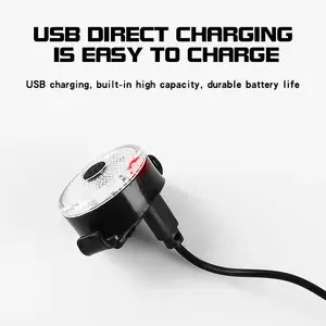 COB Lampu Belakang Sepeda Led Lampu Ekor Sepeda USB Dapat Diisi Ulang Lampu Sepeda