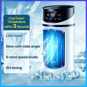 NOUVEAU Ventilateur de climatisation portable de bureau, mini ventilateur électrique USB avec pulvérisation, ventilateur de refroidissement à eau, climatiseur pour la maison et le bureau - Product Image 2