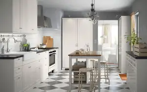2020 Estilo nórdico Simple gabinete de cocina de diseño de cocina gabinete pequeño