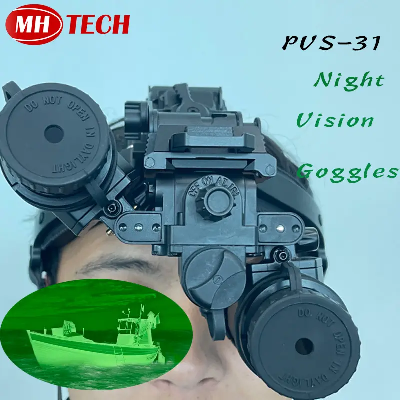Low light Gen2+ BNVD Manual Focus NVG10 helmet mounted NV Gen 3 IIT Dual-Channel IR PVS-31 binoculars night vision