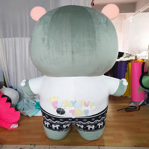 ชุดมาสคอตฮิปโปน่ารักหมวกกันน็อคการ์ตูนอะนิเมะตัวละคร XL EVA สำหรับผู้ใหญ่สำหรับงานปาร์ตี้และกิจกรรม - Product Image 4