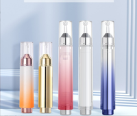 Flacon vide en plastique ABS pour cosmétiques, lotions, crèmes pour les yeux et soins de la peau, avec système airless à aiguille à eau à ultrasons, 5ml, 10ml, 15ml, 20ml