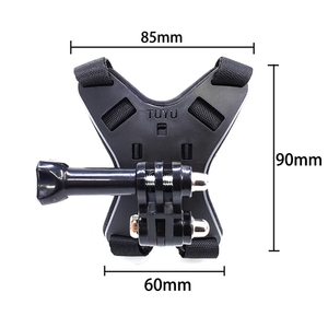 TUYU Motosiklet Kask Çene Aksiyon Kamerası Cep Telefonu Montaj Braketi Siyah Braket - Product Image 3