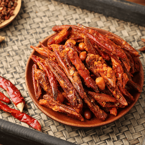 Snack Croccante al Peperoncino Istantaneo per <span class=keywords><strong>Birra</strong></span> e Bevande |   Antipasto Piccante Tradizionale del Guizhou |   Perfetto per snack da bar e vassoi per feste - Product Image 3