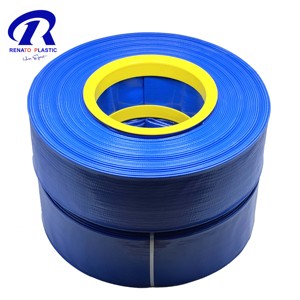 Afrique Ghana Nigeria Harvest Lion Brand Décharge Durable PVC Layflat Tuyau d'eau pour l'irrigation dans la ferme - Product Image 1