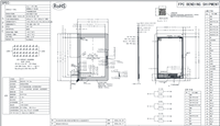 Modul LCD TFT Sentuh Kapasitif 10.1" 800*1280 IPS Antarmuka MIPI 600-Nit -20C~+60C G+F+F Sentuh 10 Titik Lampu Latar LED