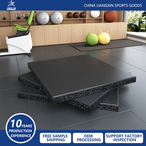 Loseta de Caucho con Textura de Madera de Alta Densidad, Ecológica, Inodora, para Gimnasio, con Absorción de Impactos, Tapetes de Protección para Piso - Product Image 2