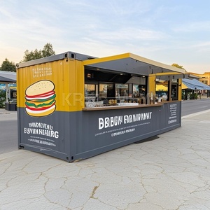 Nouveau design à prix bas : Café conteneur préfabriqué mobile et extensible en panneaux sandwich d'acier, entièrement équipé, 20 pieds, livraison incluse - Product Image 5
