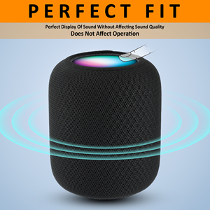 เคสหุ้มลำโพง <span class=keywords><strong>Homepod</strong></span> <span class=keywords><strong>2</strong></span> รุ่น Bangcheer คุณภาพสูง ผลิตจากไนลอนสีดำ ทนทาน ป้องกันฝุ่น พร้อมช่องสำหรับชาร์จ แข็งแรง - Product Image 3