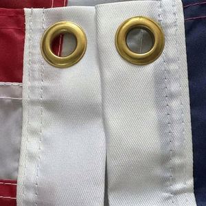 Heavy Duty Embroidery National USA Custom Size Embroidered 2x3ft 3x5ft 90x150cm American <b>Flags</b> - Product Image 5