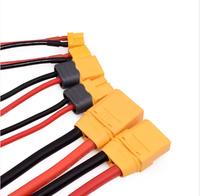 Amass Xt90 à Xt60 Mâle Femelle Xt60h Câble Parallèle Adaptateur de Conversion de Fil 100mm Câble de Rallonge de Connecteur