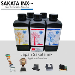 Tintas Sakata originales para Toshiba CE4 CE4m Stamp UV Ink Serigrafía <span class=keywords><strong>Jhv</strong></span> Sakata Tinta UV para tablero Kt Acrílico Cuero Madera Vidrio - Product Image 4