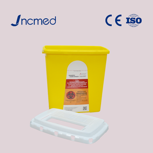 Conteneur à objets tranchants de 6 gallons, étanche et scellé, avec construction entièrement fermée empêchant les fuites de liquide et la contamination croisée - Product Image 3