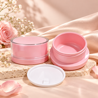 ML PACK 50G Bouteille de crème pour le visage rose Bouteille de soins de la peau en plastique en gros Pot d'emballage cosmétique pour beurre corporel