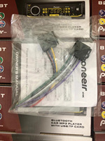 Kfz-FM-Transmitter MP3-Player mit 2 USB-Anschlüssen, SD-Kartensteckplatz, Schnelllade-Autoladegerät und 1 Jahr Garantie
