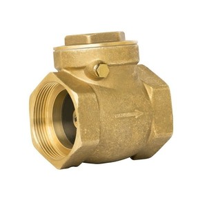 Válvula de Retención Manual de Latón de 1/2 Pulgada con Rosca NPT y Resorte de Alta Resistencia para Sistemas de Agua, Prevención de Alto Flujo, PTFE - Product Image 2