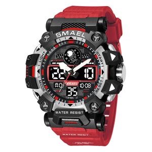Reloj Deportivo Cronógrafo SMAEL 8078 Resistente al Agua, Analógico Digital, de Acero Inoxidable, Relojes para Hombre - Product Image 5