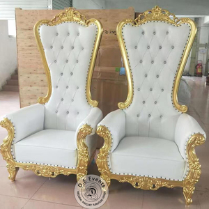 Sillón moderno <span class=keywords><strong>de</strong></span> madera con respaldo alto, sillón <span class=keywords><strong>de</strong></span> tronos, sofá, Reina, rey real, boda, venta directa <span class=keywords><strong>de</strong></span> fábrica - Product Image 6