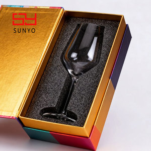 Juego <span class=keywords><strong>de</strong></span> Cristalería <span class=keywords><strong>de</strong></span> Lujo Personalizado para Bodas, Copas <span class=keywords><strong>de</strong></span> Vino <span class=keywords><strong>de</strong></span> Cristal Rojo y Blanco, Plástico, con Logotipo Impreso, para Hoteles, Restaurantes y Fiestas - Product Image 3