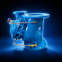 Vanne de commande hydraulique multifonction anti-surtension JD745X en fonte ductile à ouverture et fermeture lentes