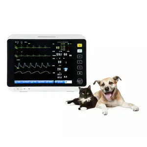 Veterinary capnograph monitor veterinary patient monitor with capnograph multiparameter veterinary monitor