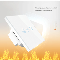 Interruptor Inteligente para Cortinas LangYeao Tuya WiFi EU UK de 1800W, Compatible con Alexa y Google Home, Control por Temporizador para Persianas Enrollables