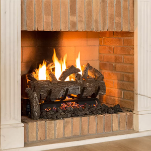 Quemador de leña de 40x30x15h con bola para chimeneas 4 barras como herramienta de torneado - Product Image 4