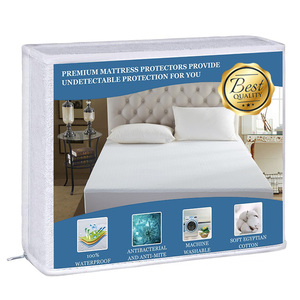 Wholesale waterproof mattress protector cotton terry cloth zippered mattress protector bed covers and mattress protector